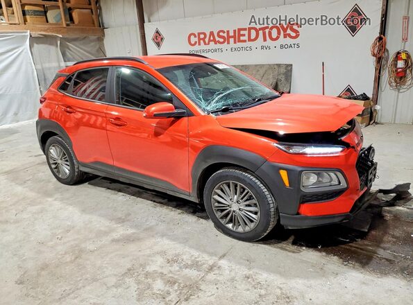 KM8K2CAA2LU514002 2020 HYUNDAI KONA Orange Przód prawy