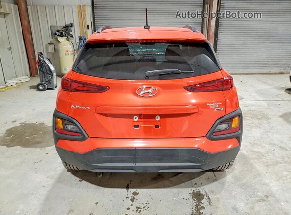 KM8K2CAA2LU514002 2020 HYUNDAI KONA Orange Widok z tyłu