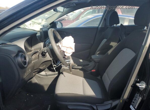 KM8K2CAB3PU013540 2023 HYUNDAI KONA Black წინა სალონის ხედი