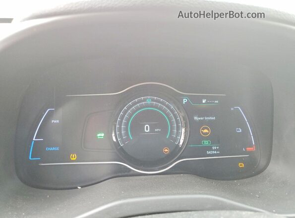 KM8K33AG8LU077012 2020 HYUNDAI KONA Red Widok zestawu wskaźników