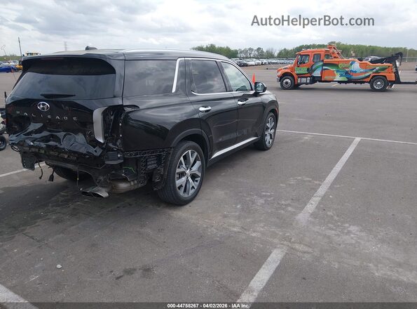 KM8R34HE4MU272941 2021 HYUNDAI PALISADE Черный Задняя правая четверть