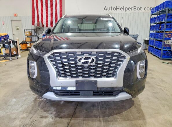 KM8R54HEXMU212902 2021 HYUNDAI PALISADE Black Widok z przodu