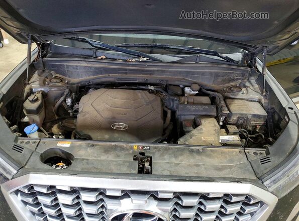 KM8R54HEXMU212902 2021 HYUNDAI PALISADE Black Widok komory silnika