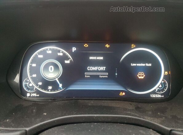 KM8R5DHE2LU072472 2020 HYUNDAI PALISADE Черный Вид щитка приборов