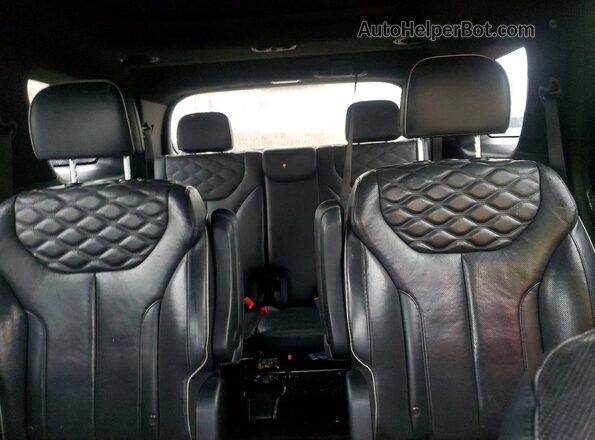 KM8R5DHE2LU072472 2020 HYUNDAI PALISADE Черный Вид задних сидений