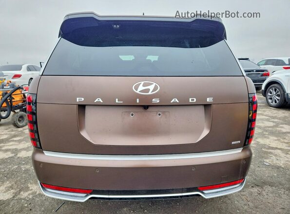 KM8RMES2XTU032132 2026 HYUNDAI PALISADE Brown Вид ззаду