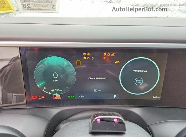 KM8RMESA4TU044977 2026 HYUNDAI PALISADE Silver Widok zestawu wskaźników