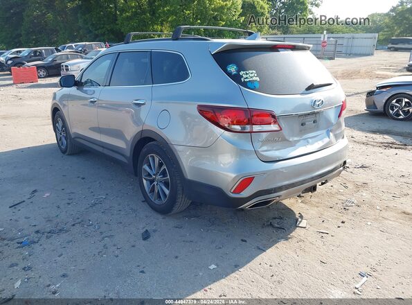 KM8SM4HF4HU166311 2017 HYUNDAI SANTA FE Серый Задняя левая четверть