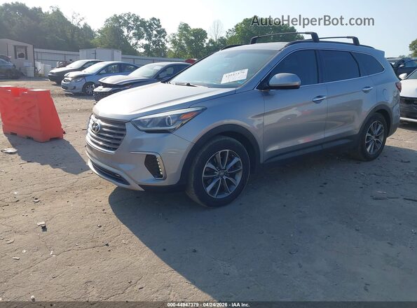KM8SM4HF4HU166311 2017 HYUNDAI SANTA FE Серый Передняя левая четверть