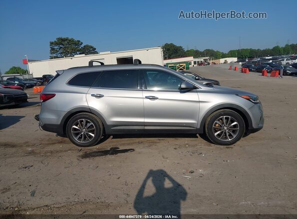 KM8SM4HF4HU166311 2017 HYUNDAI SANTA FE Серый Вид задней части салона