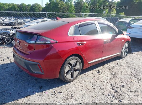 KMHC05LC2LU214027 2020 HYUNDAI IONIQ HYBRID Red Задня права чверть