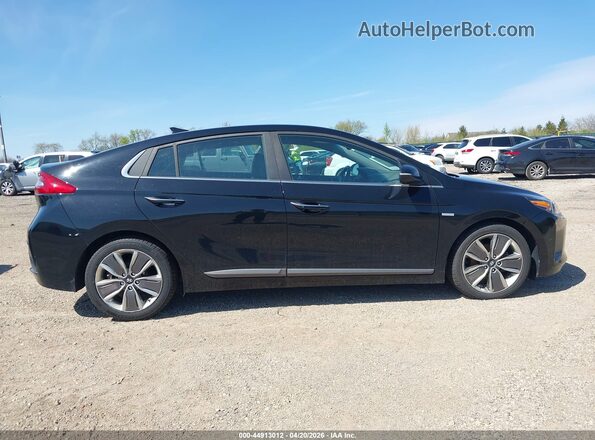 KMHC05LC5JU071958 2018 HYUNDAI IONIQ HYBRID Черный Вид задней части салона