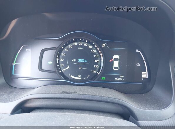 KMHC05LC5JU071958 2018 HYUNDAI IONIQ HYBRID Черный Вид задних сидений
