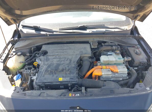 KMHC05LC5JU071958 2018 HYUNDAI IONIQ HYBRID Черный Вид сзади