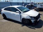 2017 Hyundai Ioniq Hybrid Blue White vin: KMHC65LC0HU049570