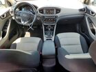 2017 Hyundai Ioniq Hybrid Blue White vin: KMHC65LC0HU049570