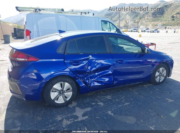 KMHC65LC1LU215121 2020 HYUNDAI IONIQ HYBRID Blue უკანა სალონის ხედი