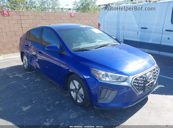 KMHC65LC1LU215121 2020 HYUNDAI IONIQ HYBRID Blue წინა მარჯვენა