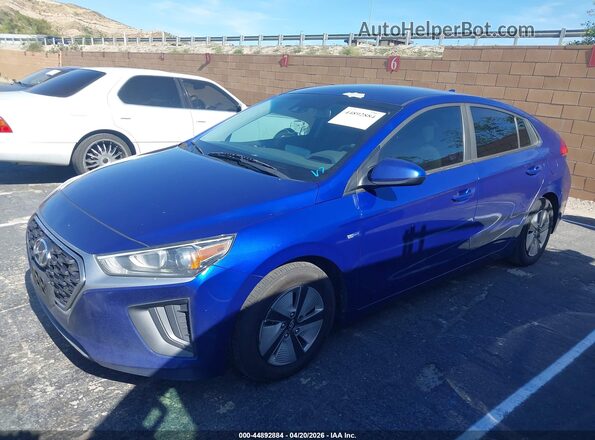 KMHC65LC1LU215121 2020 HYUNDAI IONIQ HYBRID Blue სალონის 360-გრადუსიანი ხედი
