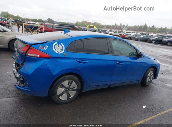 KMHC65LC2JU060592 2018 HYUNDAI IONIQ HYBRID Синий Вид задней части салона