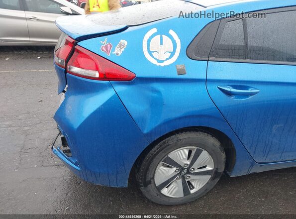 KMHC65LC2JU060592 2018 HYUNDAI IONIQ HYBRID Синий 