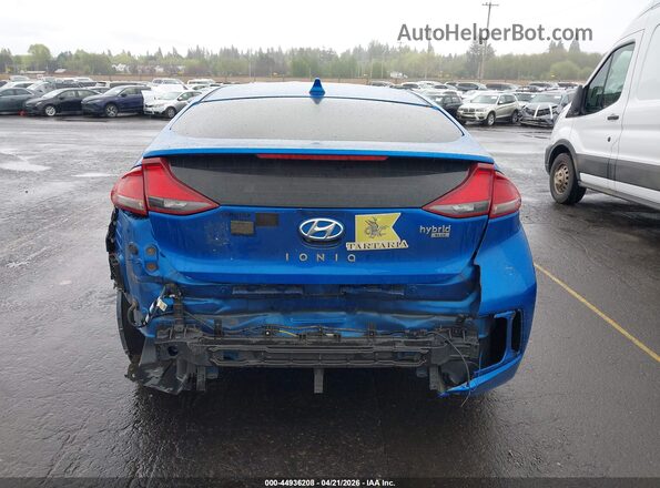 KMHC65LC2JU060592 2018 HYUNDAI IONIQ HYBRID Синий 