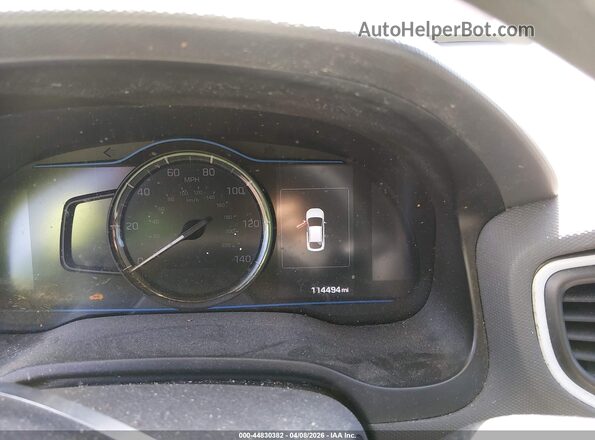 KMHC65LC3JU075361 2018 HYUNDAI IONIQ HYBRID Black Widok tylnych siedzeń
