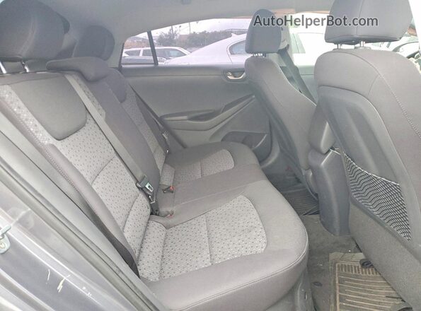 KMHC65LC6JU088461 2018 HYUNDAI IONIQ Угольный Вид задних сидений