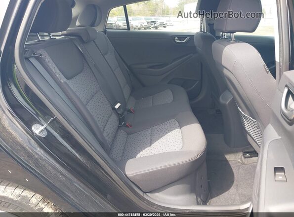KMHC65LC7JU075363 2018 HYUNDAI IONIQ HYBRID Black Widok naklejki z numerem VIN