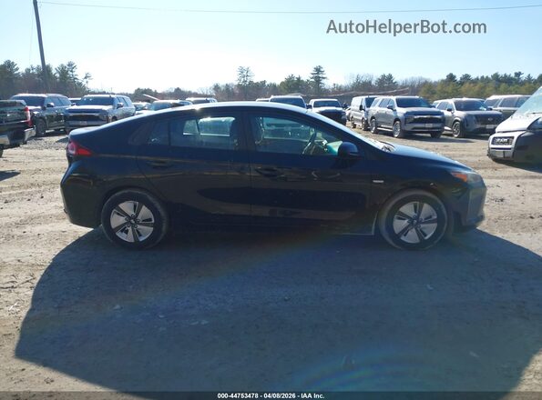 KMHC65LC7JU075363 2018 HYUNDAI IONIQ HYBRID Black Widok wnętrza 360 stopni