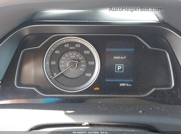 KMHC65LC8LU230912 2020 HYUNDAI IONIQ HYBRID Красный Вид задних сидений