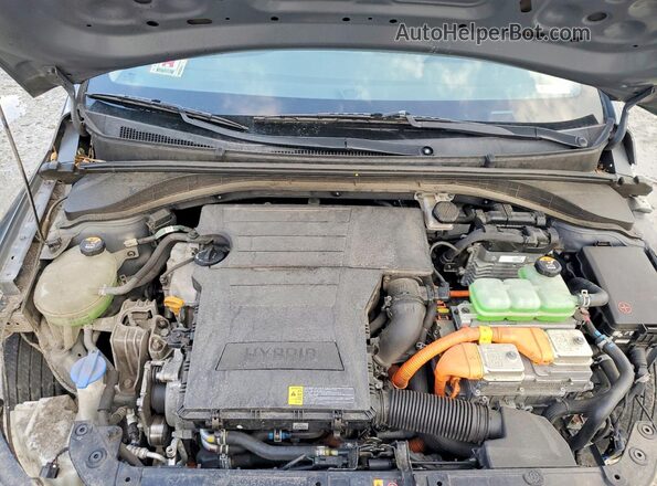 KMHC65LC9LU227310 2020 HYUNDAI IONIQ Gray Widok wnętrza z tyłu