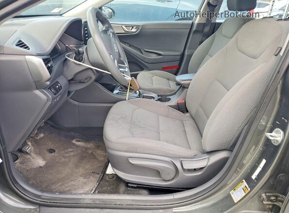 KMHC65LC9LU227310 2020 HYUNDAI IONIQ Gray Widok wnętrza z przodu