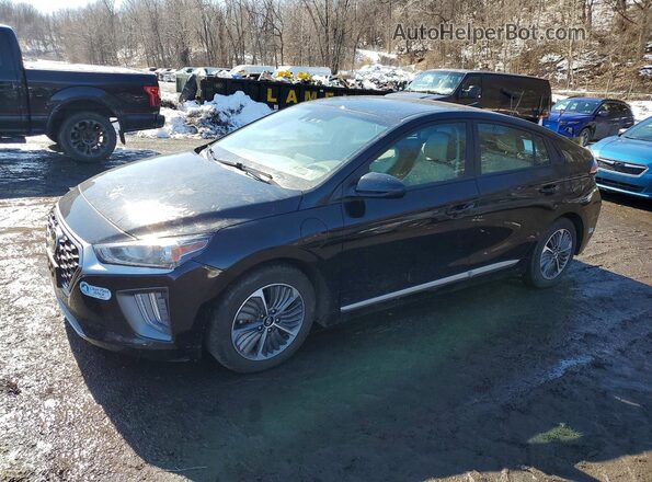 KMHC65LD0MU255068 2021 HYUNDAI IONIQ Black Передня ліва чверть