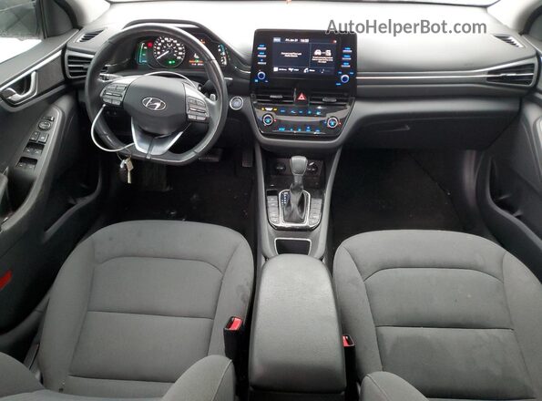 KMHC65LD9MU261287 2021 HYUNDAI IONIQ Silver Dashboard view