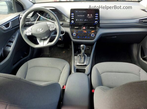 KMHC75LC1MU257237 2021 HYUNDAI IONIQ Black Widok deski rozdzielczej