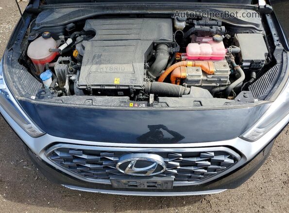 KMHC75LC1MU257237 2021 HYUNDAI IONIQ Black Widok wnętrza z tyłu