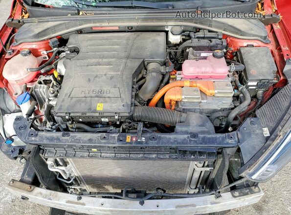 KMHC75LC2MU250992 2021 HYUNDAI IONIQ Red Սալոնի հետևի տեսք