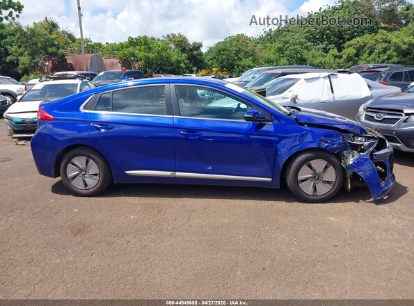 KMHC75LC2NU282648 2022 HYUNDAI IONIQ HYBRID Синий Вид задней части салона