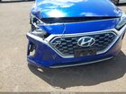 2022 Hyundai Ioniq Hybrid Se Синий vin: KMHC75LC2NU282648
