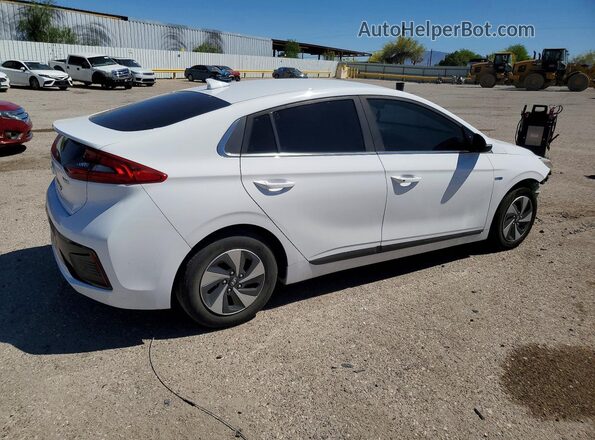 KMHC75LC3HU028113 2017 HYUNDAI IONIQ Белый Задняя правая четверть
