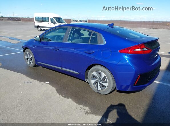 KMHC75LC5KU120427 2019 HYUNDAI IONIQ HYBRID Синий Задняя левая четверть