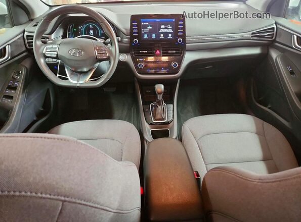 KMHC75LC5LU212705 2020 HYUNDAI IONIQ White წინა პანელის ხედი