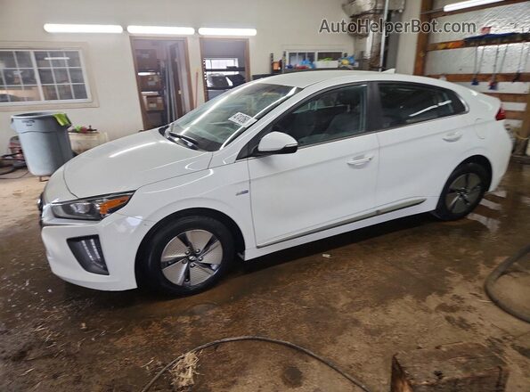 KMHC75LC5LU212705 2020 HYUNDAI IONIQ White წინა მარცხენა ხედი სამი მეოთხედიდან