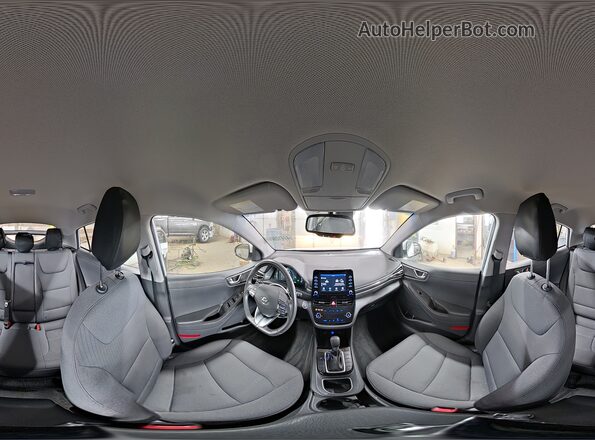 KMHC75LC5LU212705 2020 HYUNDAI IONIQ White VIN კოდის სტიკერის ხედი