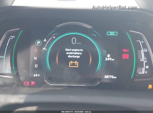 KMHC75LC6LU231456 2020 HYUNDAI IONIQ HYBRID White Vista de los asientos traseros