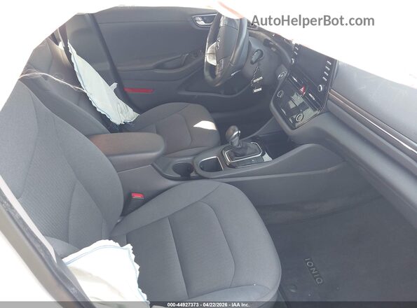 KMHC75LC6LU231456 2020 HYUNDAI IONIQ HYBRID White Vista interior delantera