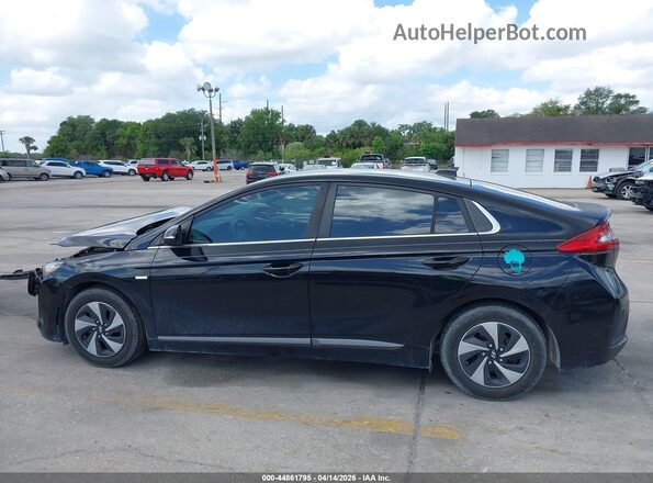 KMHC75LCXHU044891 2017 HYUNDAI IONIQ HYBRID Black 