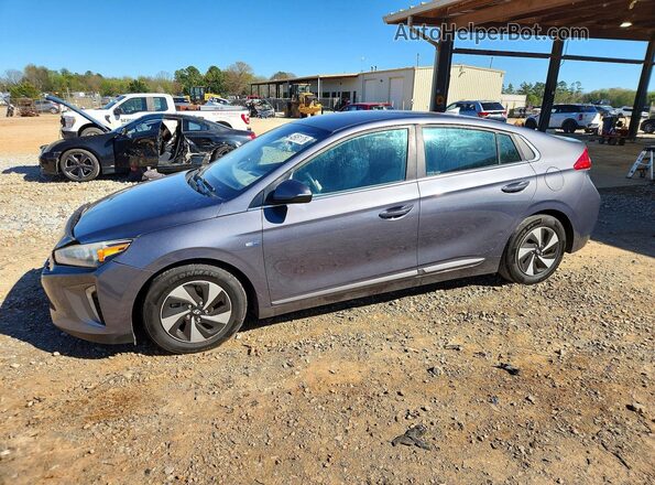 KMHC75LCXHU054370 2017 HYUNDAI IONIQ Серый Передняя левая четверть