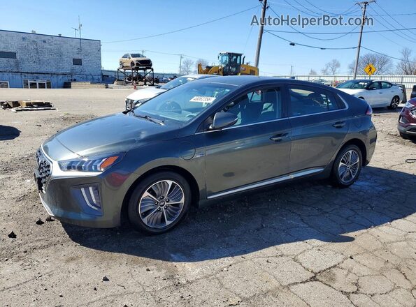 KMHC75LD5LU235460 2020 HYUNDAI IONIQ Угольный Передняя левая четверть